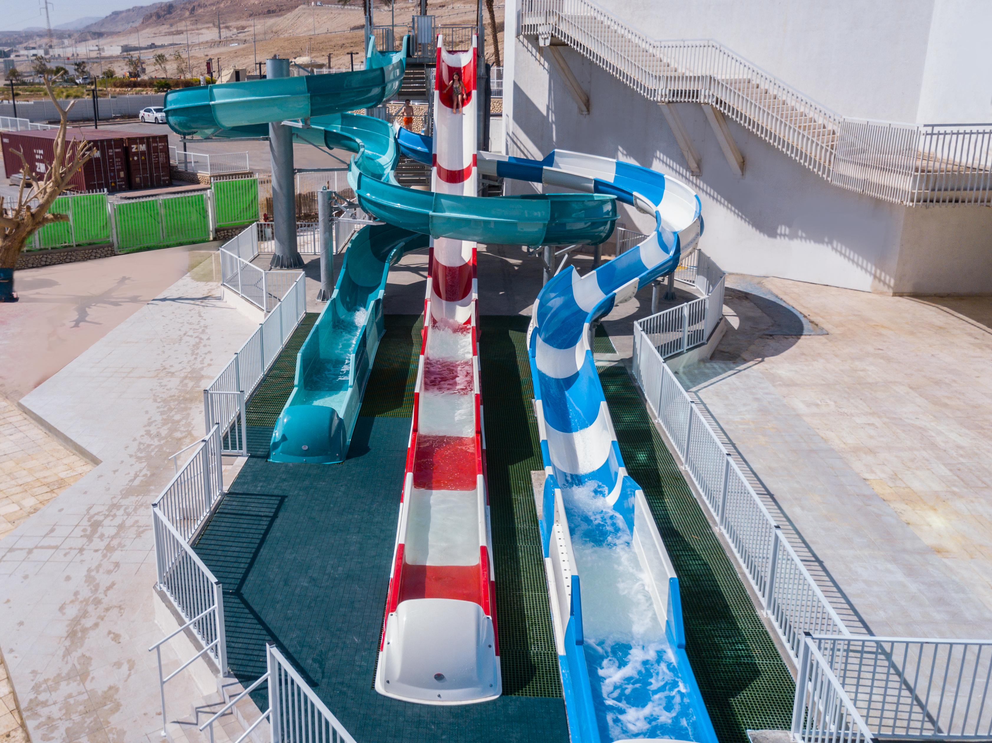 โรงแรมลีโอนาร์โด คลับ เดด ซี ออล อินคลูซีฟ เนเว โซฮาร์ ภายนอก รูปภาพ Aerial view of the water park